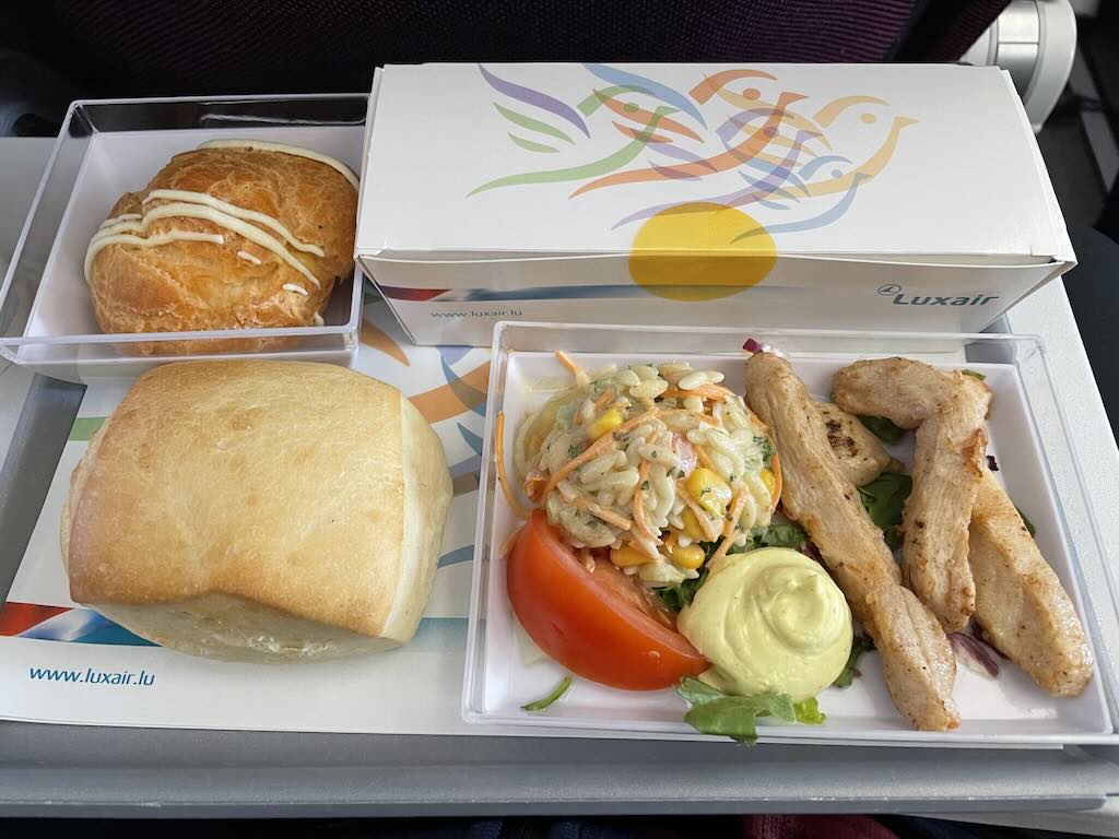 Luxair Inflight Meal