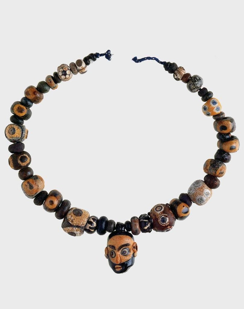 Phoenician glass-eye-bead-necklace