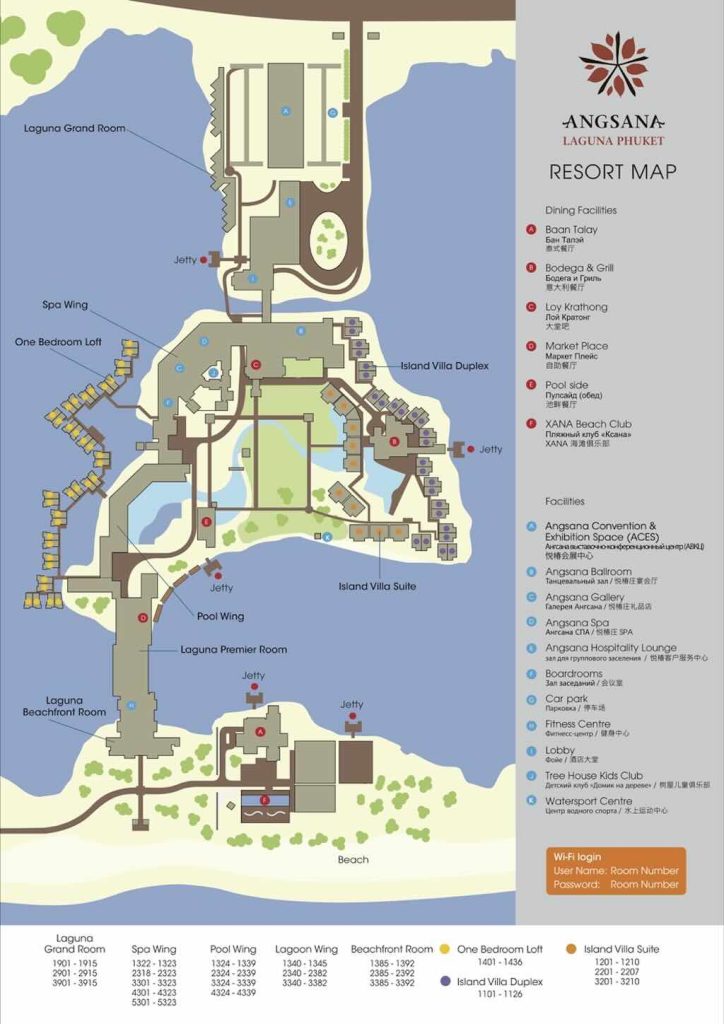 Angsana resort-map