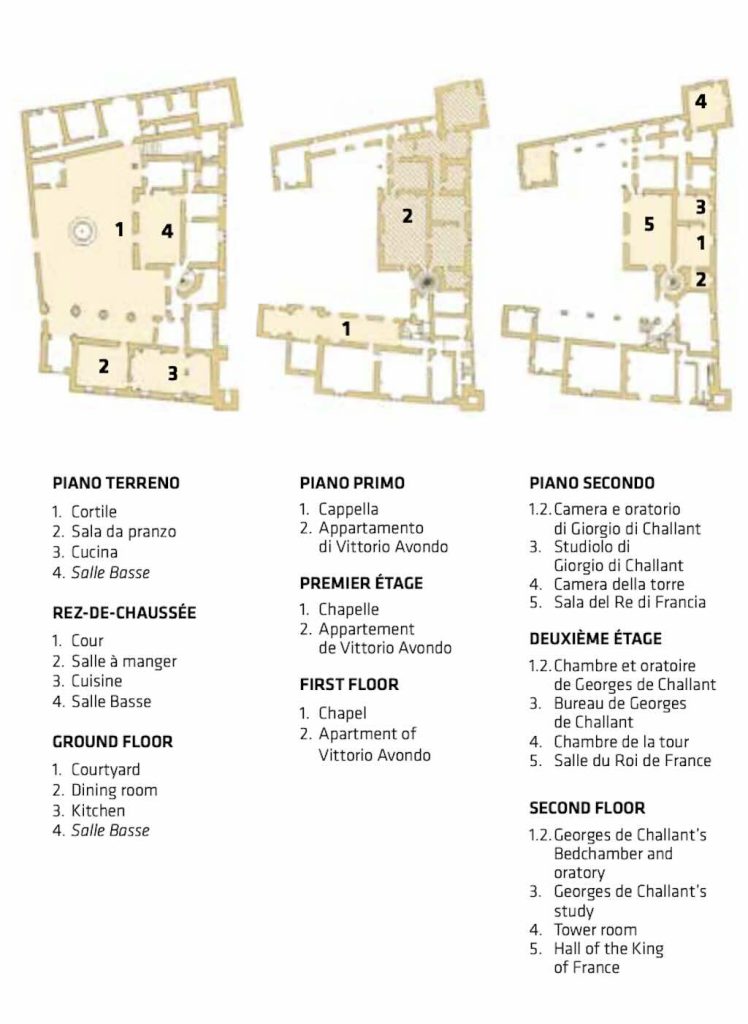 Issogne floorplans