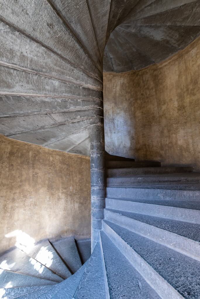 Issogne staircase