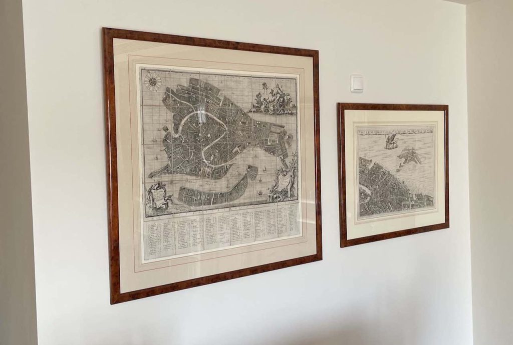 Venice Maps Picture Wall