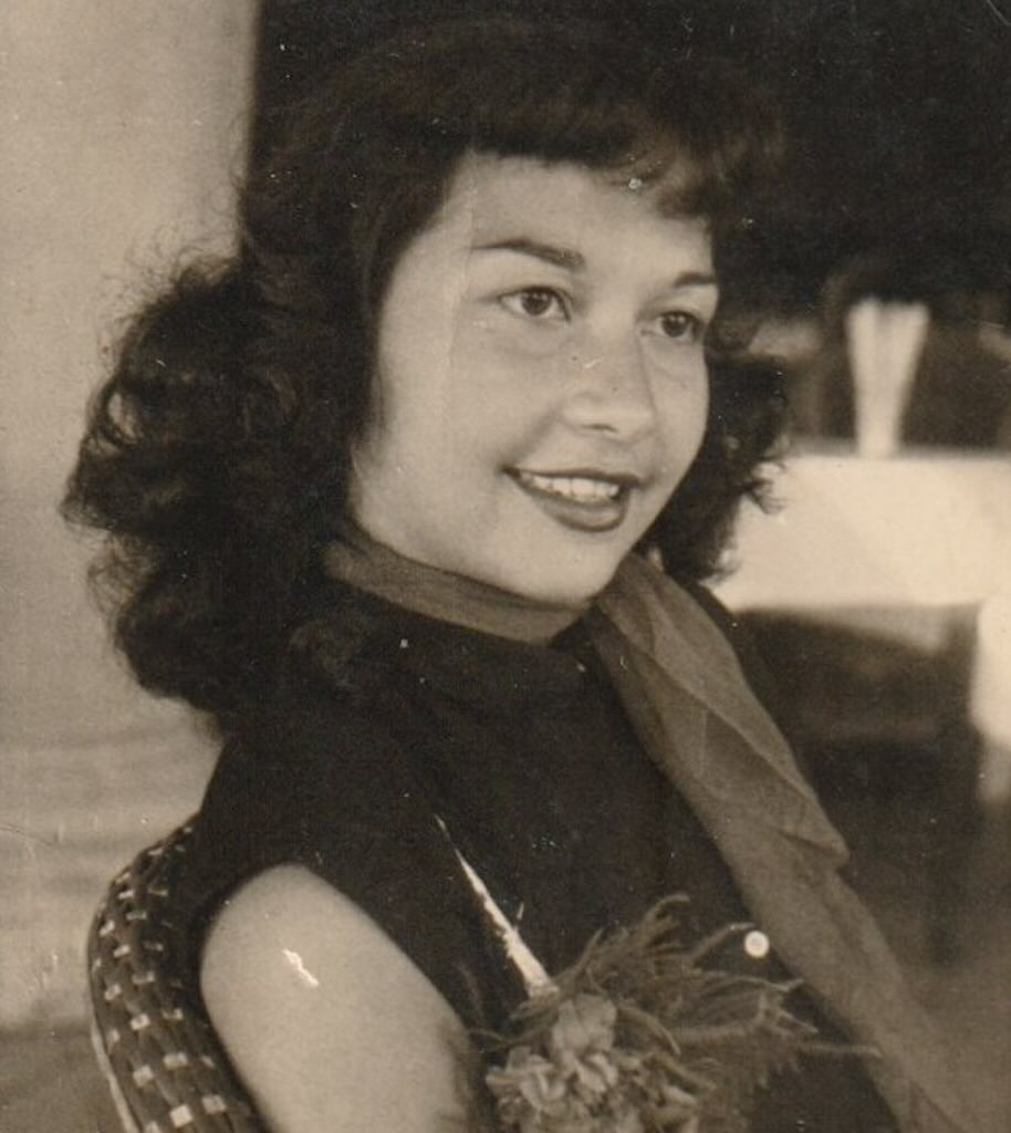 Monique in Nice in 1951