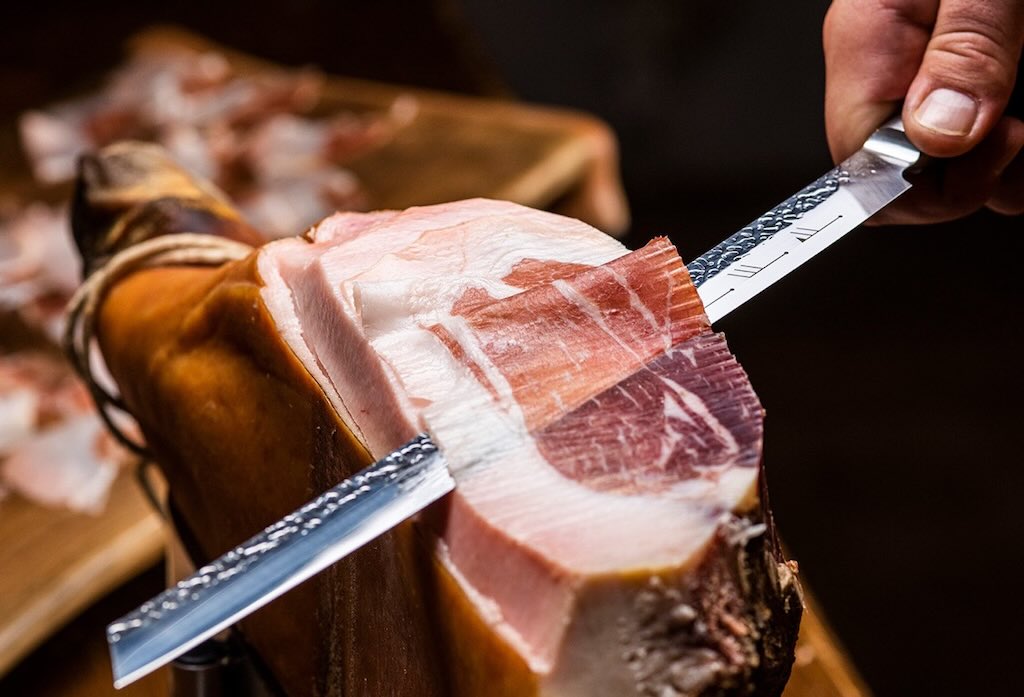 Parma Ham slicing