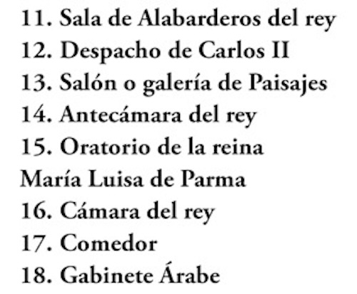 Aranjuez list-11-to-18