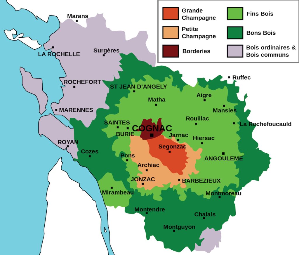 Cognac Regions