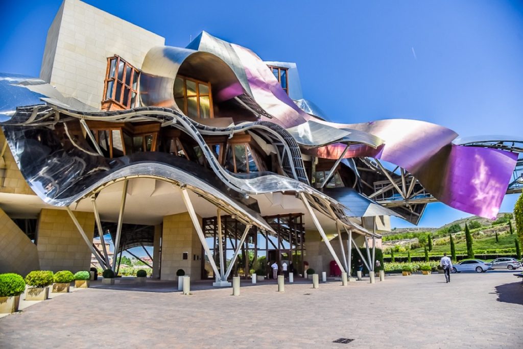 Entrance to Marques de Riscal