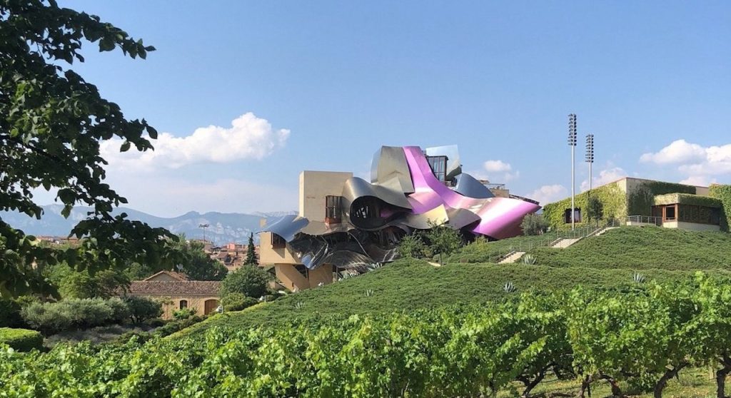 Side view of Marques de Riscal