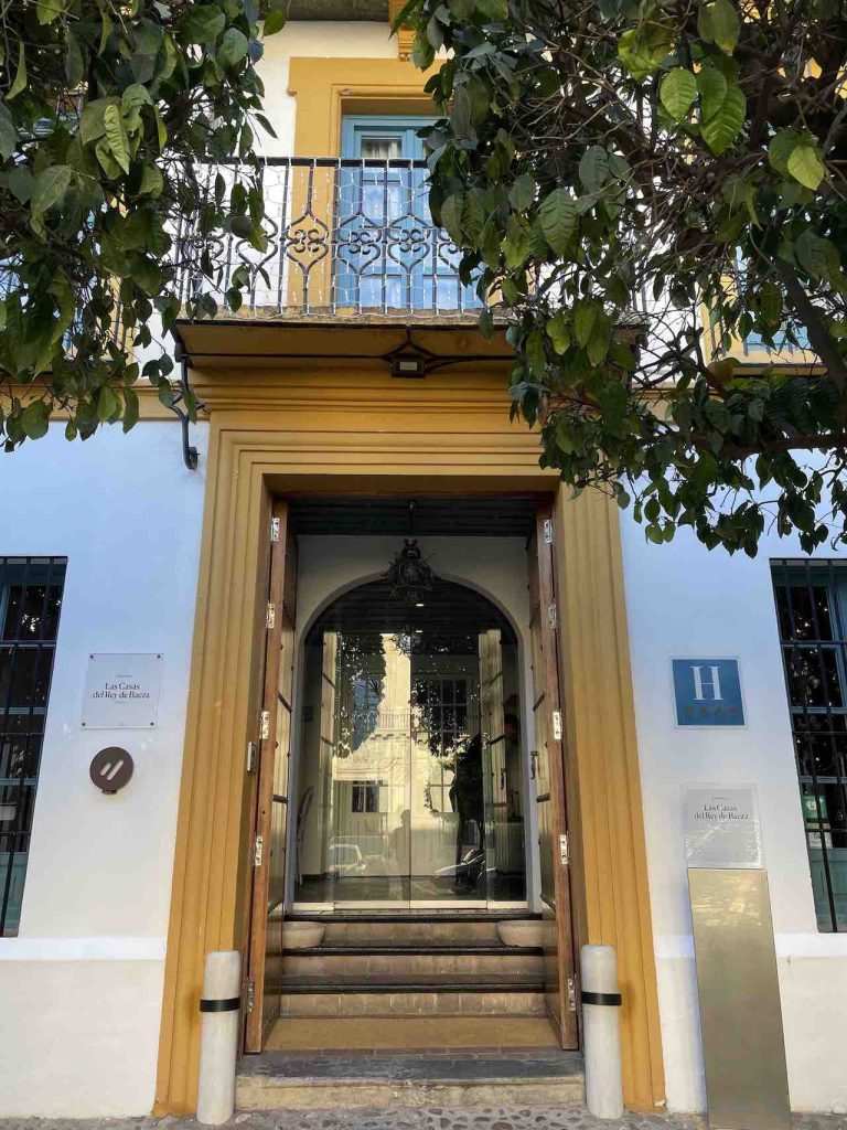 Entrance to Hospes Las Casas del Rey de Baeza, Seville