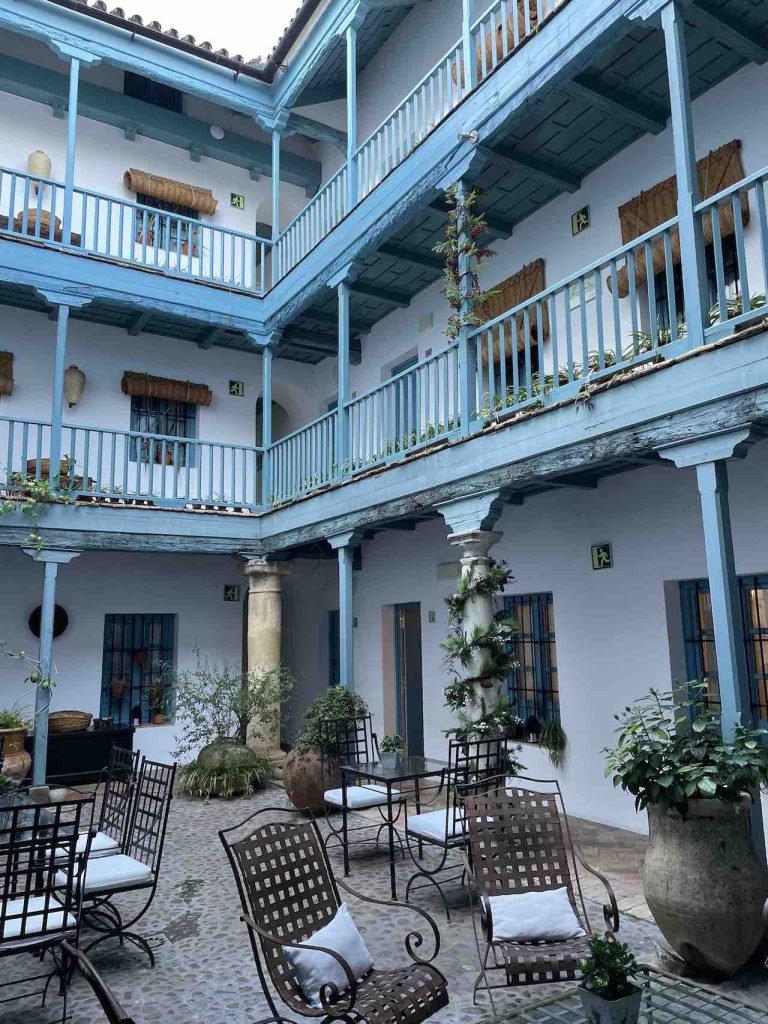 Interior Courtyard in Hospes Las Casas del Rey de Baeza, Seville