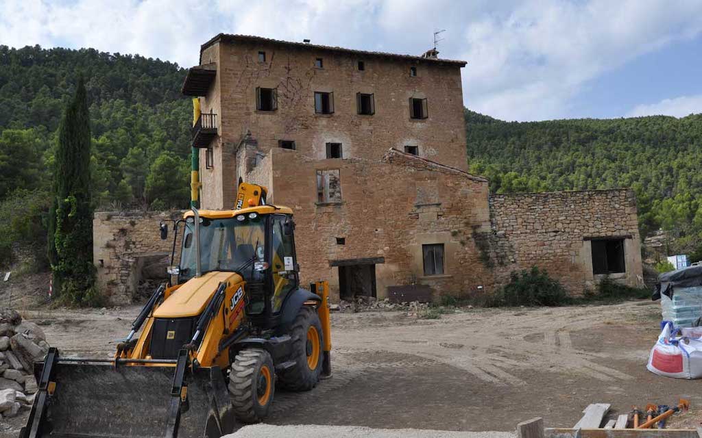 Torre del Marqués rebuilding